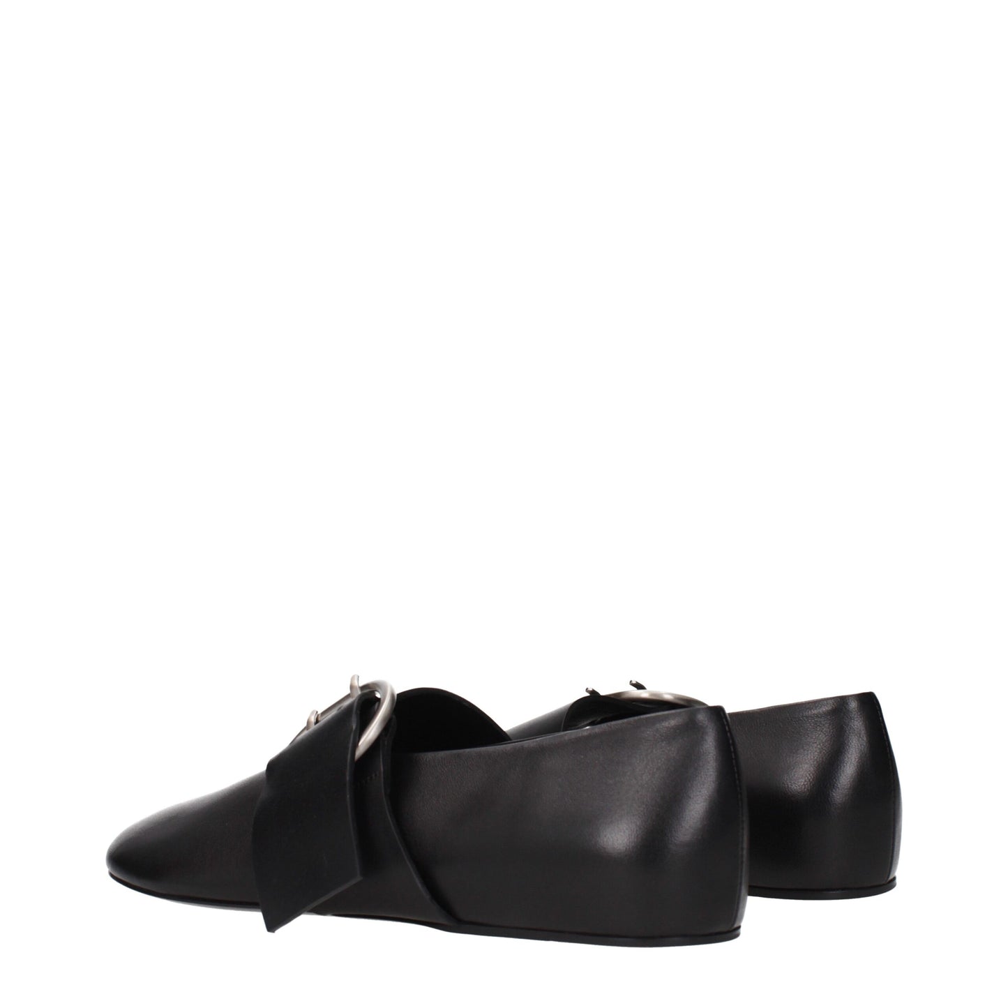 Jil Sander Black Leather Ballet Flats Jil Sander
