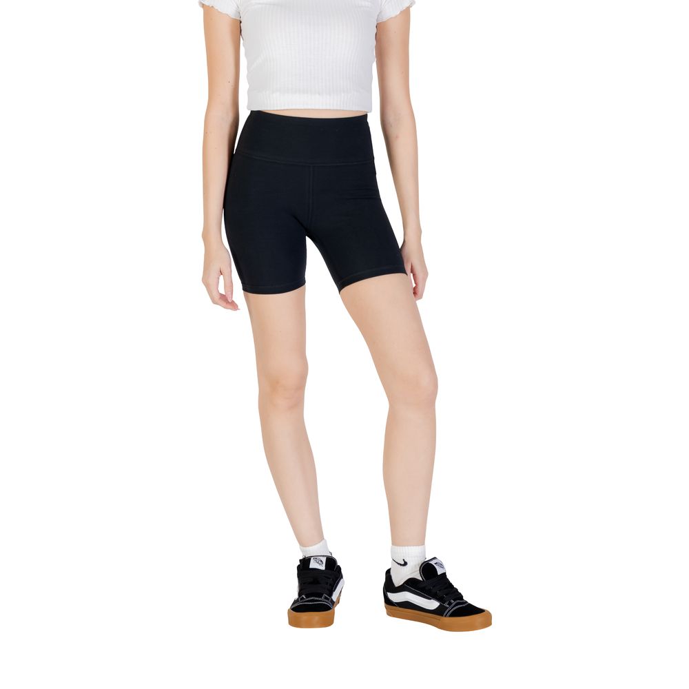 Converse Black Cotton Bermuda Shorts Converse