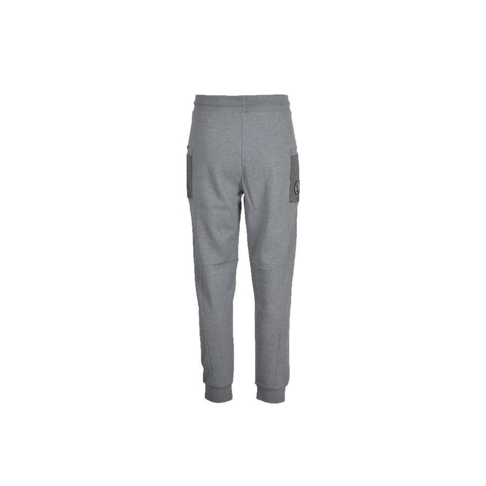 Bikkembergs Gray Cotton Joggers Workout Pants