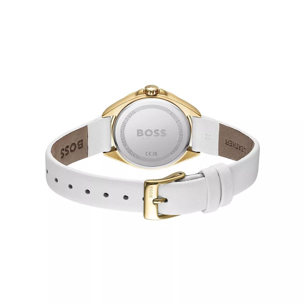 Hugo Boss White Stainless Steel Dress Watch Hugo Boss