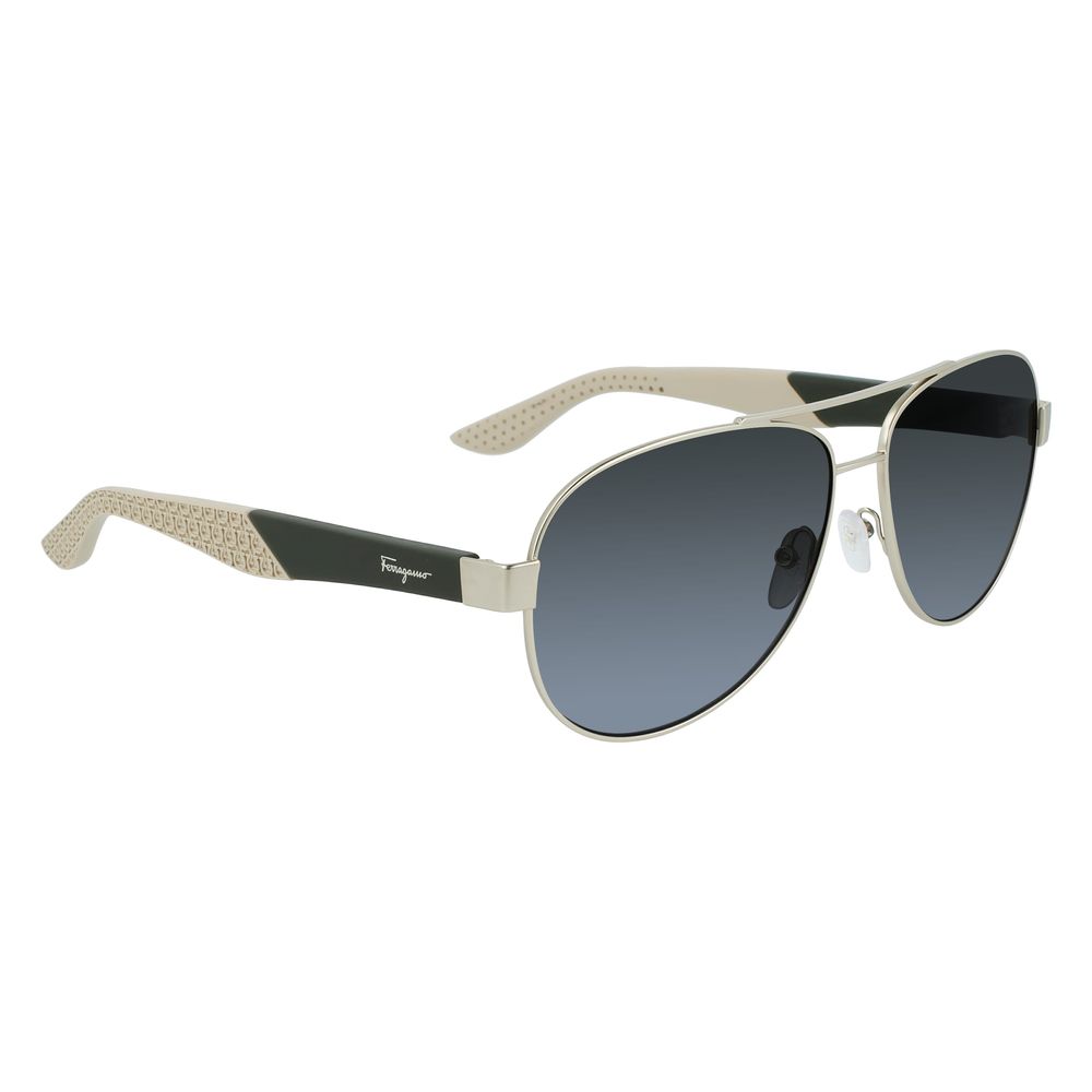 Ferragamo Gold Metal Sunglasses Ferragamo