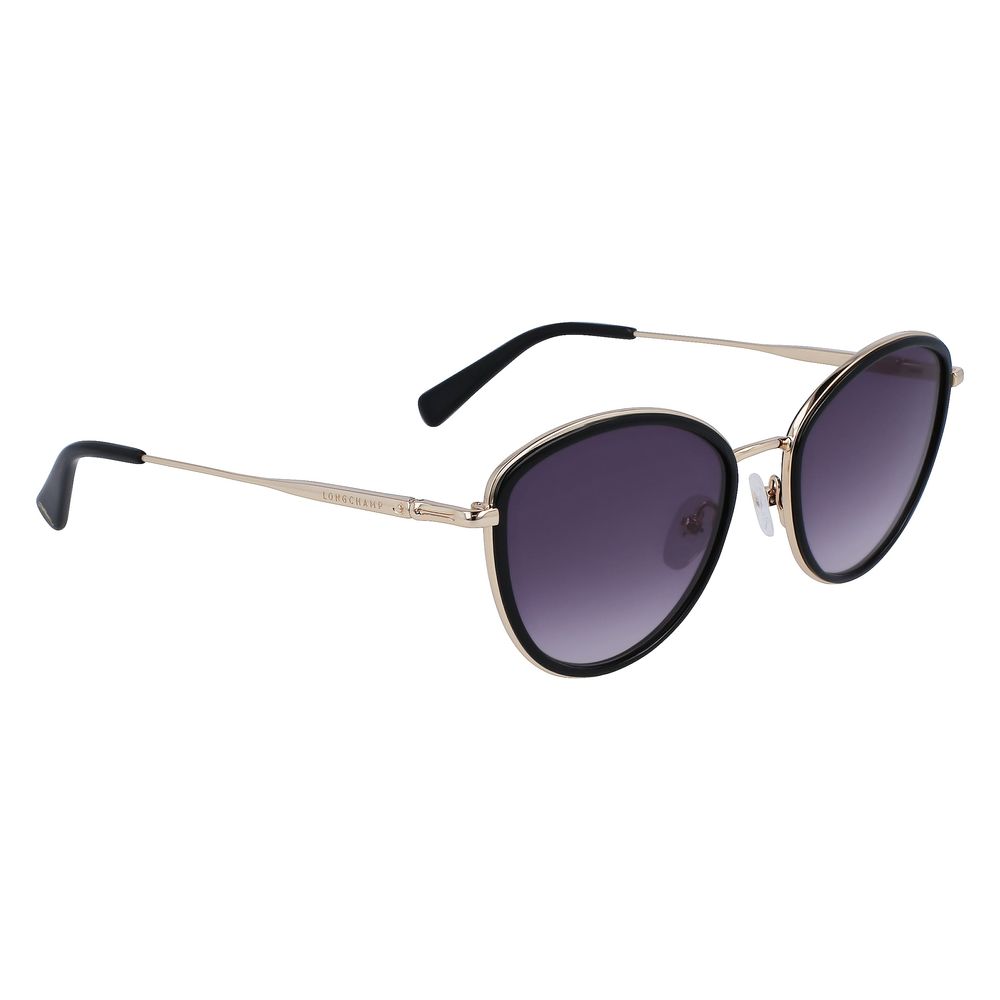 Longchamp Gold Metal Sunglasses Longchamp