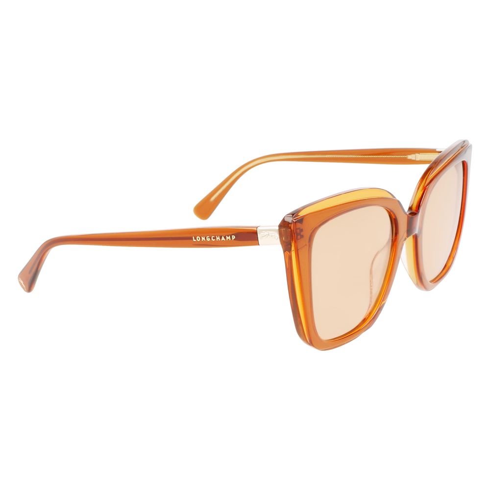 Longchamp Orange Acetate Sunglasses Longchamp