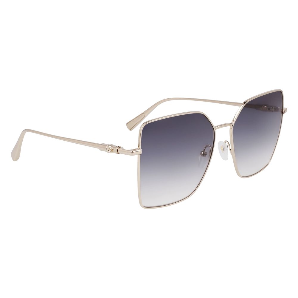Longchamp Gold Metal Sunglasses Longchamp