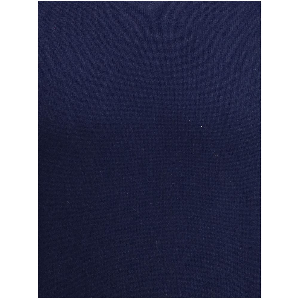 Aragona Cashmere Blue Merino Wool Cashmere Sweater Aragona Cashmere