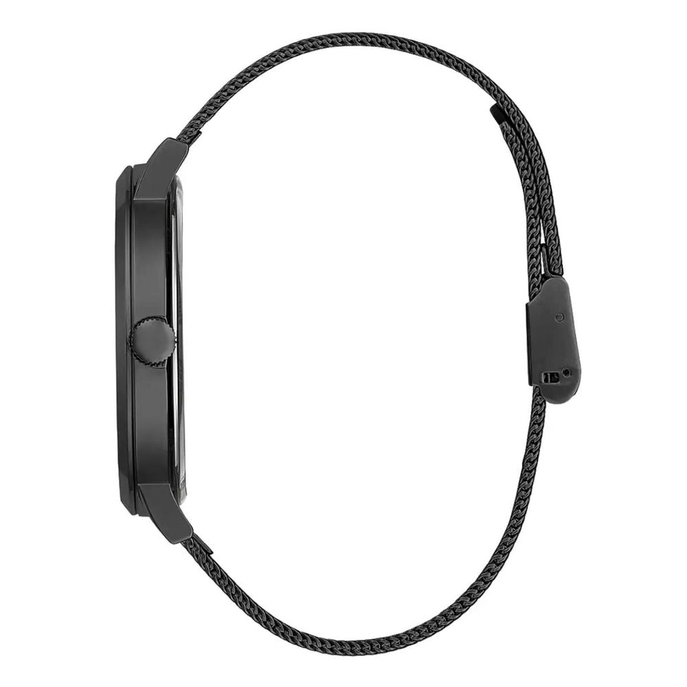 Guess Black Stainless Steel Dress Watch Guess