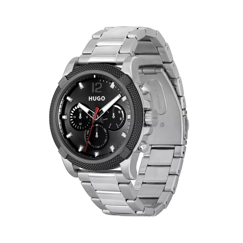 Hugo Boss Gray Stainless Steel Dress Watch Hugo Boss