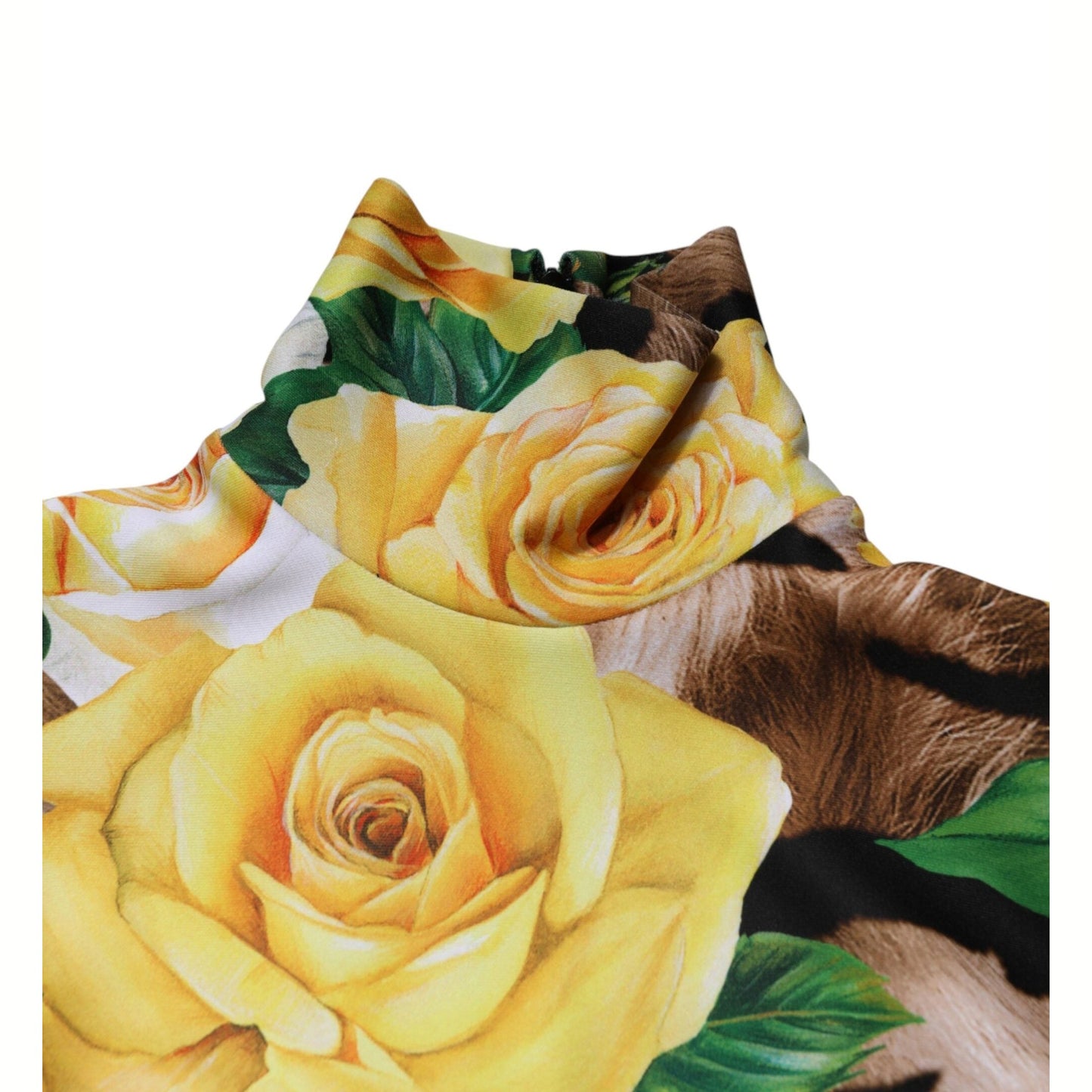 Dolce & Gabbana Multicolor Floral Print Sheath Mini Dress Dolce & Gabbana