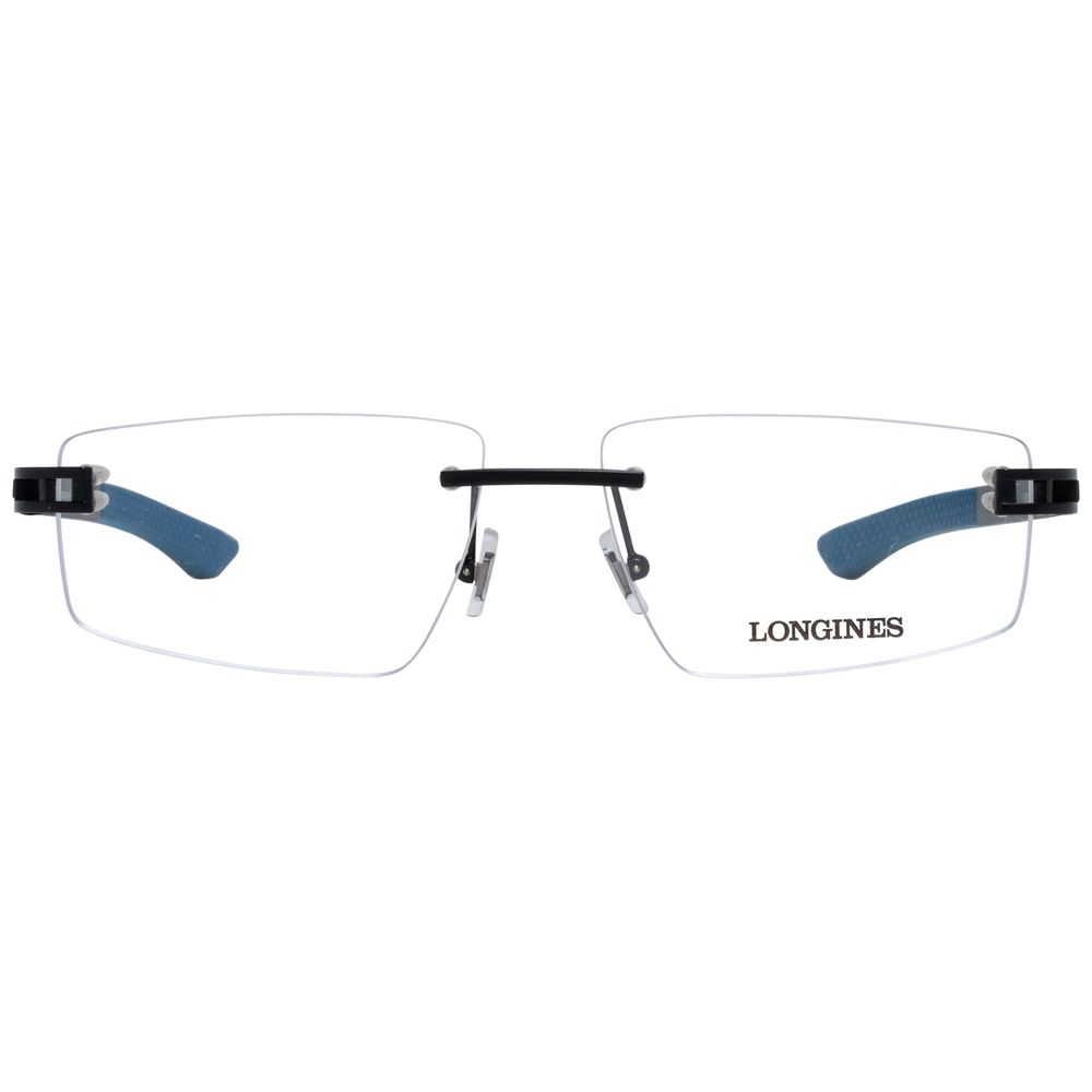 Longines Black Metal Glasses Frames