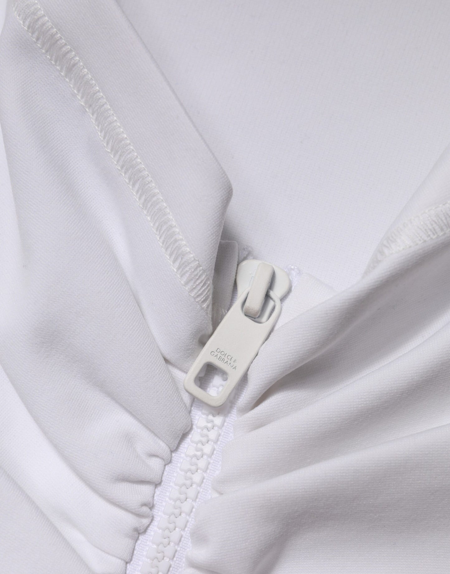 Dolce & Gabbana White Viscose Pencil Cut High Waist Mini Skirt Dolce & Gabbana