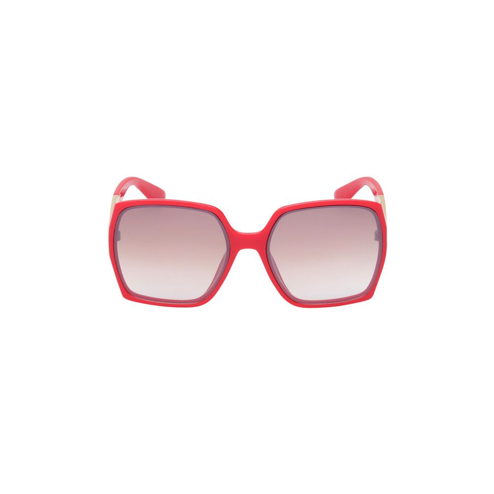 Guess Red Resin Sunglasses Guess