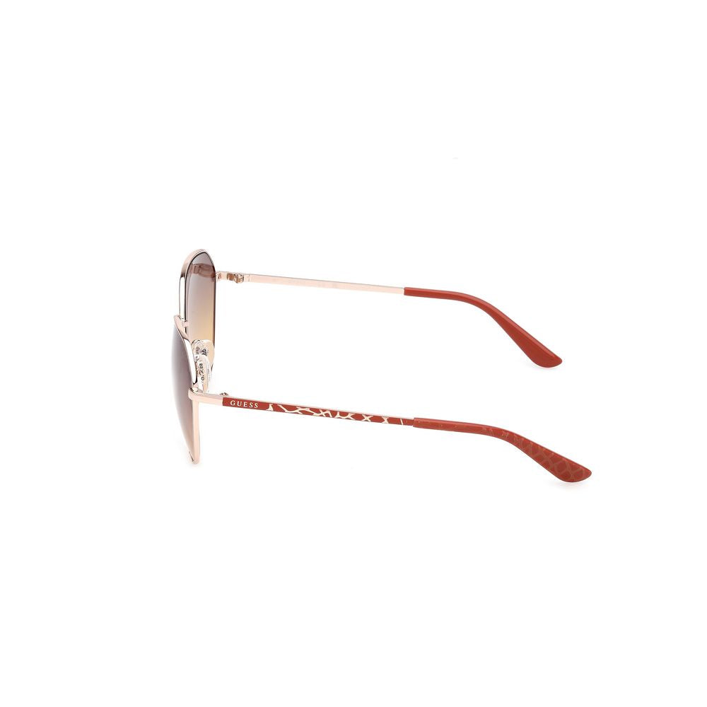 Guess Gold Metal Sunglasses Guess