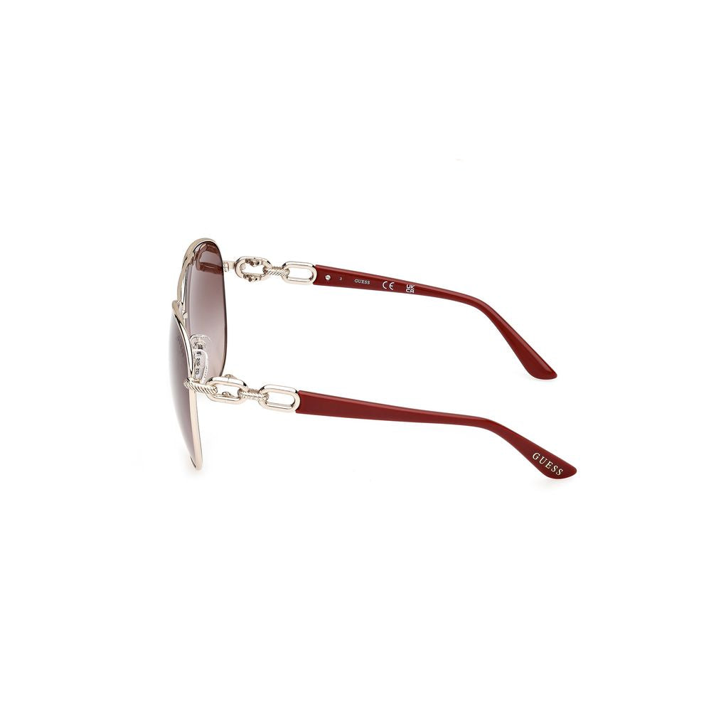 Guess Gold Metal Sunglasses Guess