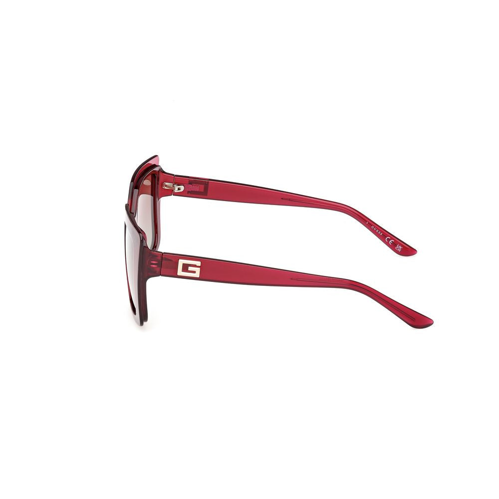 Guess Red Resin Sunglasses Guess