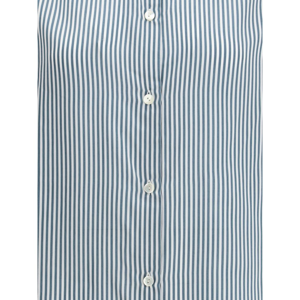 Kristina Ti Green Viscose Pattern Shirt Kristina Ti