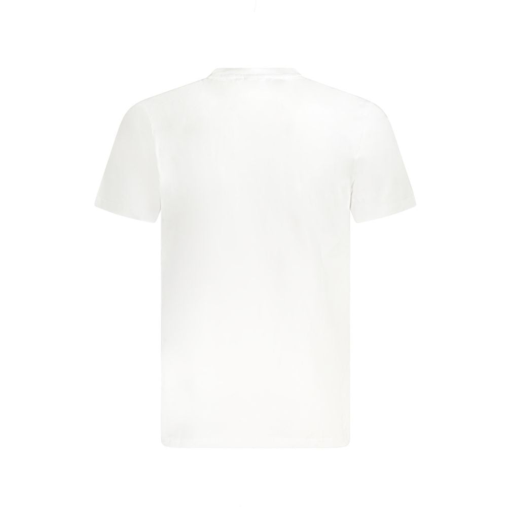 Marina Militare White Cotton T-Shirt Marina Militare