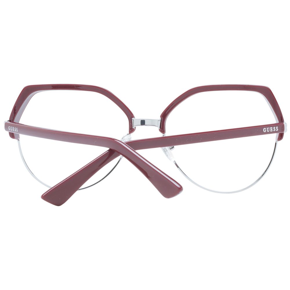 Guess Burgundy Plastic Glasses Frames