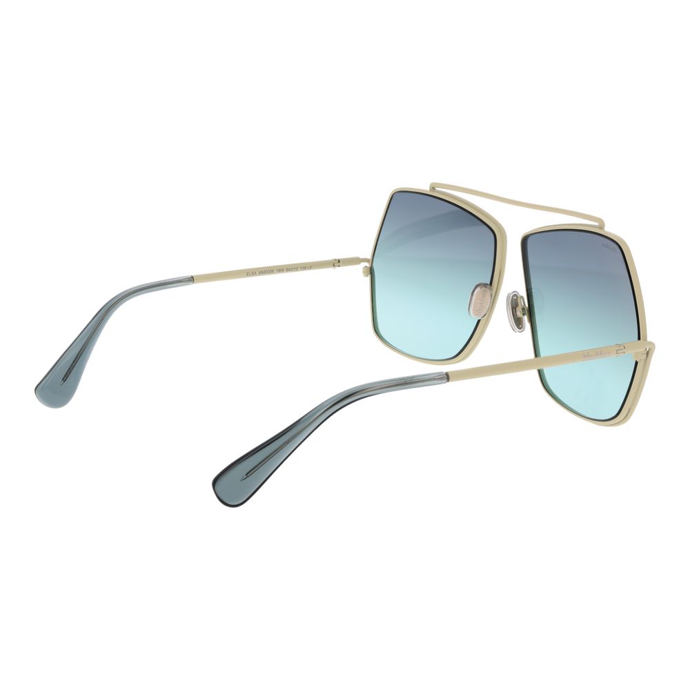 Max Mara Turquoise Metal Sunglasses Max Mara