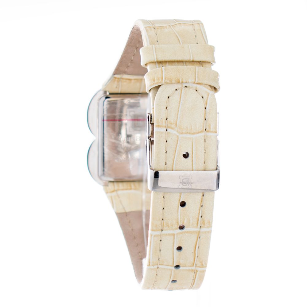 Laura Biagiotti Beige Stainless Steel Dress Watch Laura Biagiotti