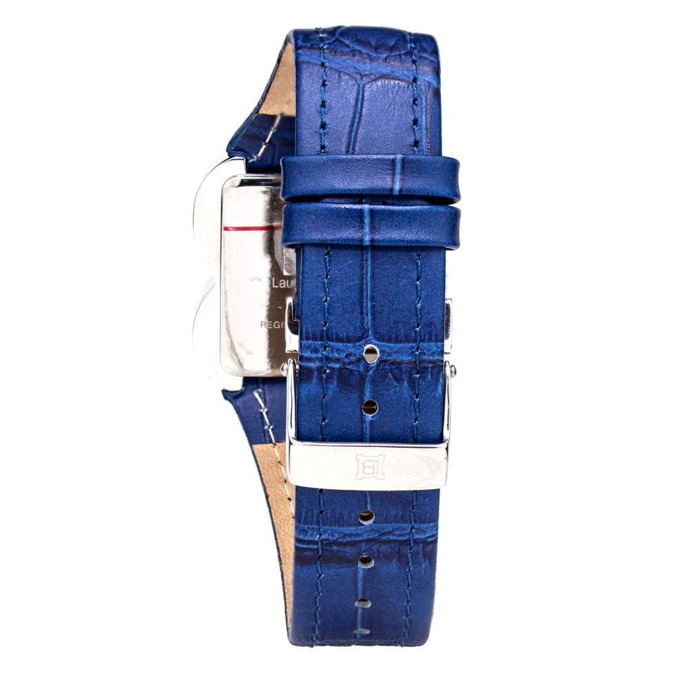 Laura Biagiotti Blue Leather Dress Watch Laura Biagiotti