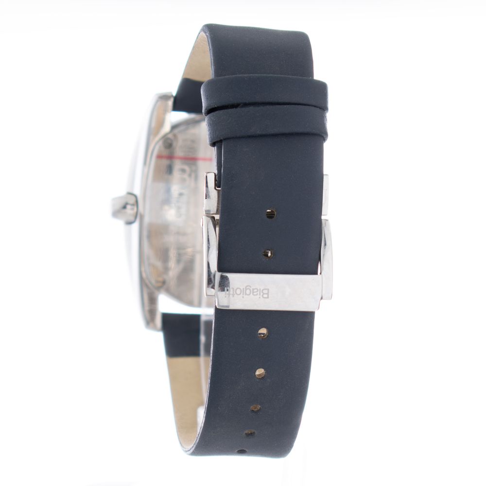 Laura Biagiotti Blue Leather Dress Watch Laura Biagiotti