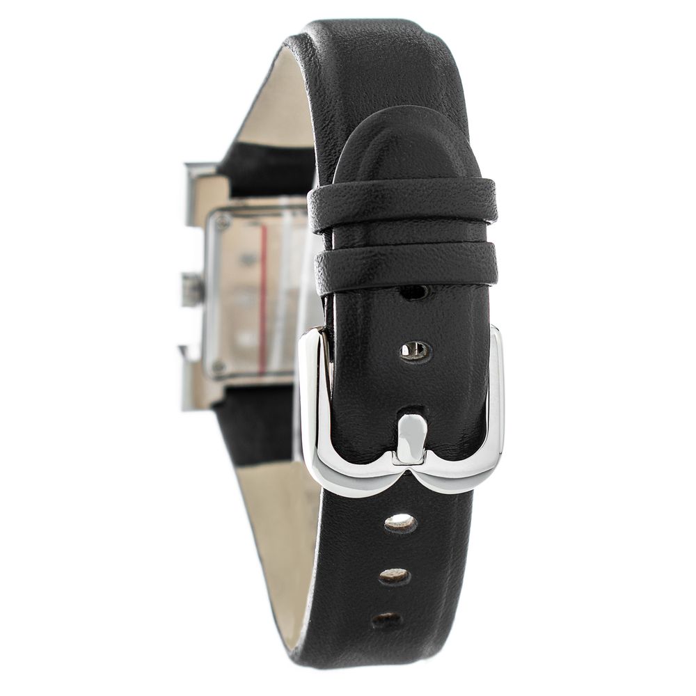 Laura Biagiotti Black Leather Dress Watch Laura Biagiotti
