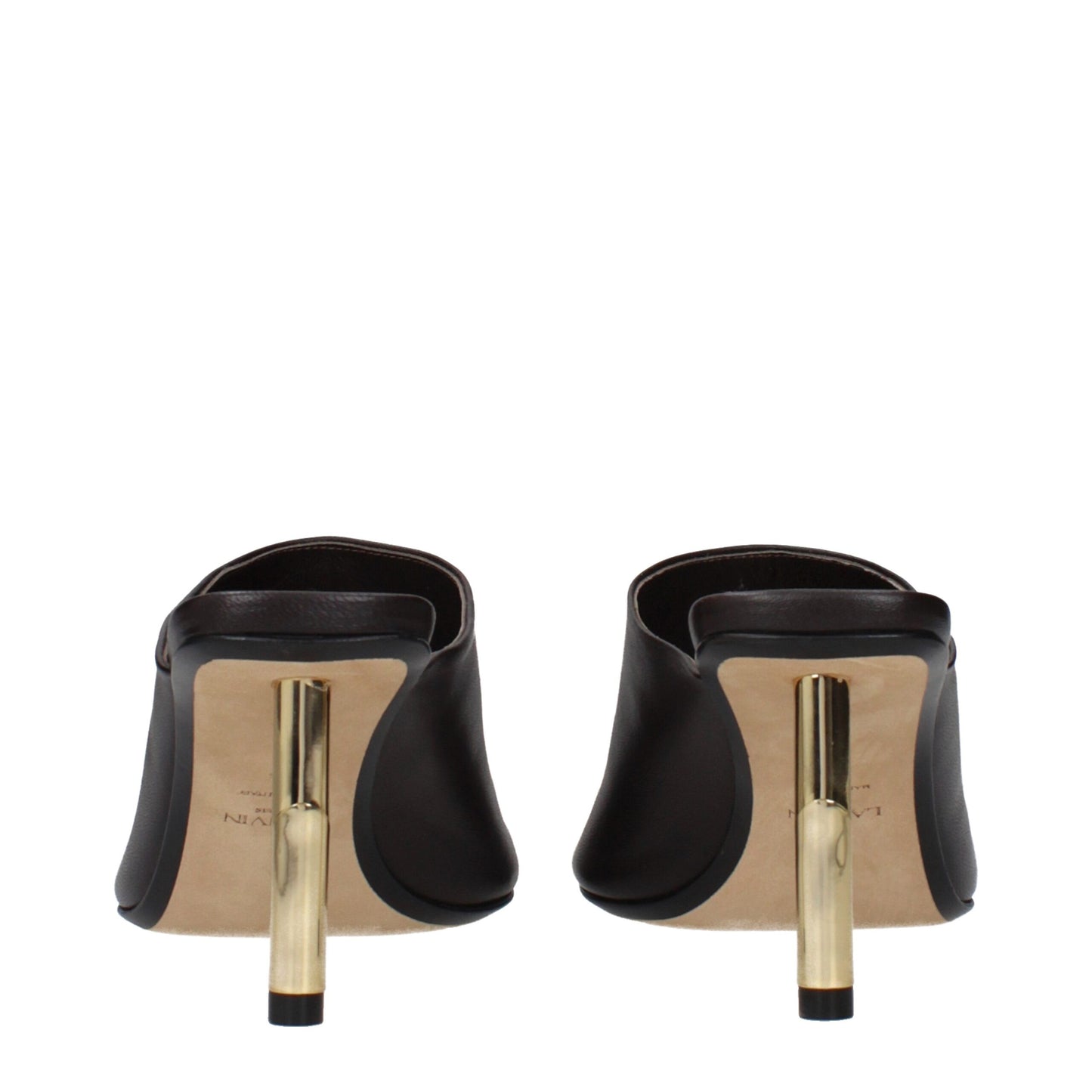 Lanvin Black Leather High Heel Pumps Lanvin