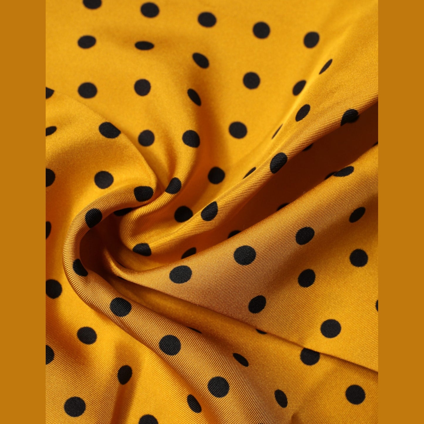 Dolce & Gabbana Orange Polka Dot Square Handkerchief Scarf Dolce & Gabbana