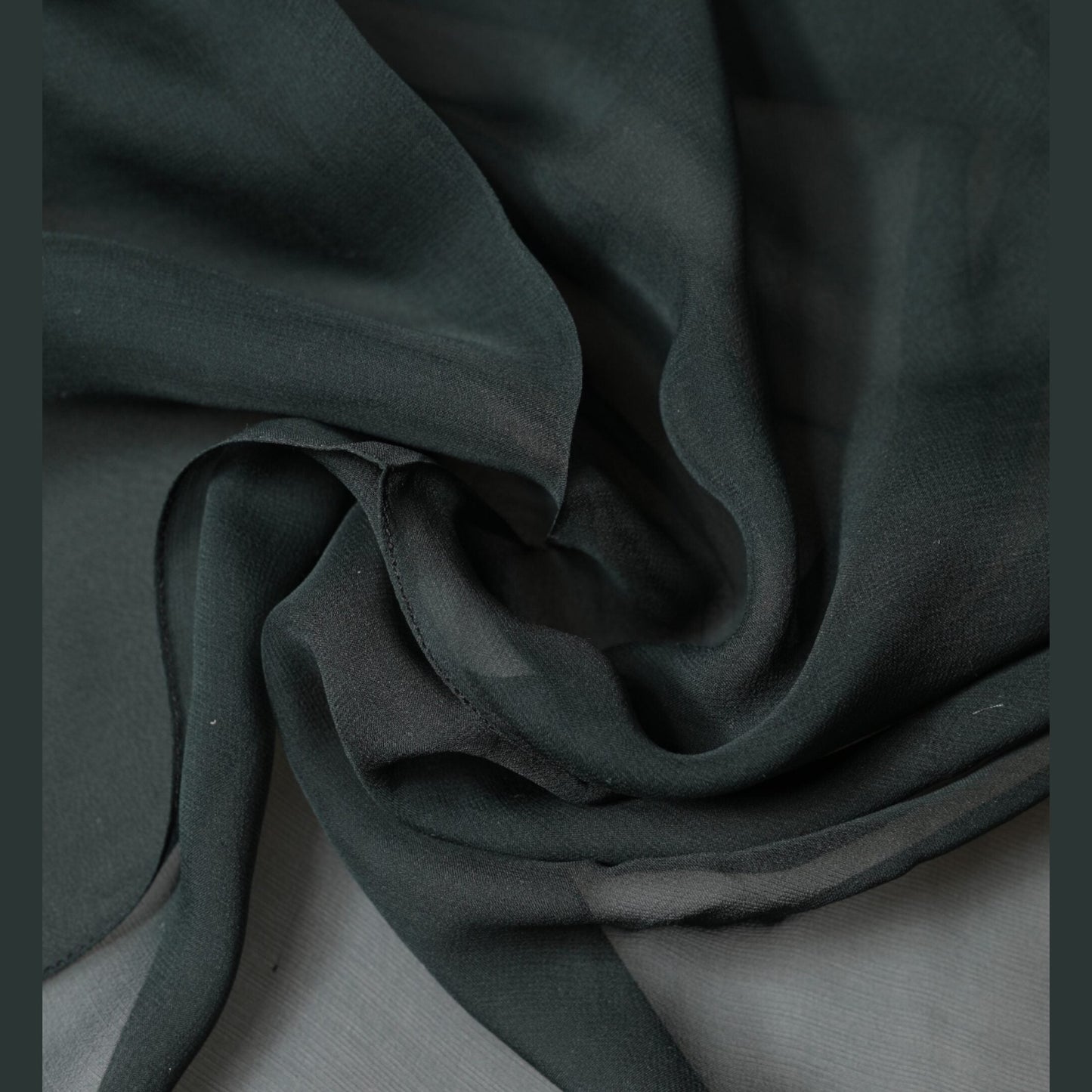 Dolce & Gabbana Dark Green Silk Neck Wrap Foulard Scarf Dolce & Gabbana