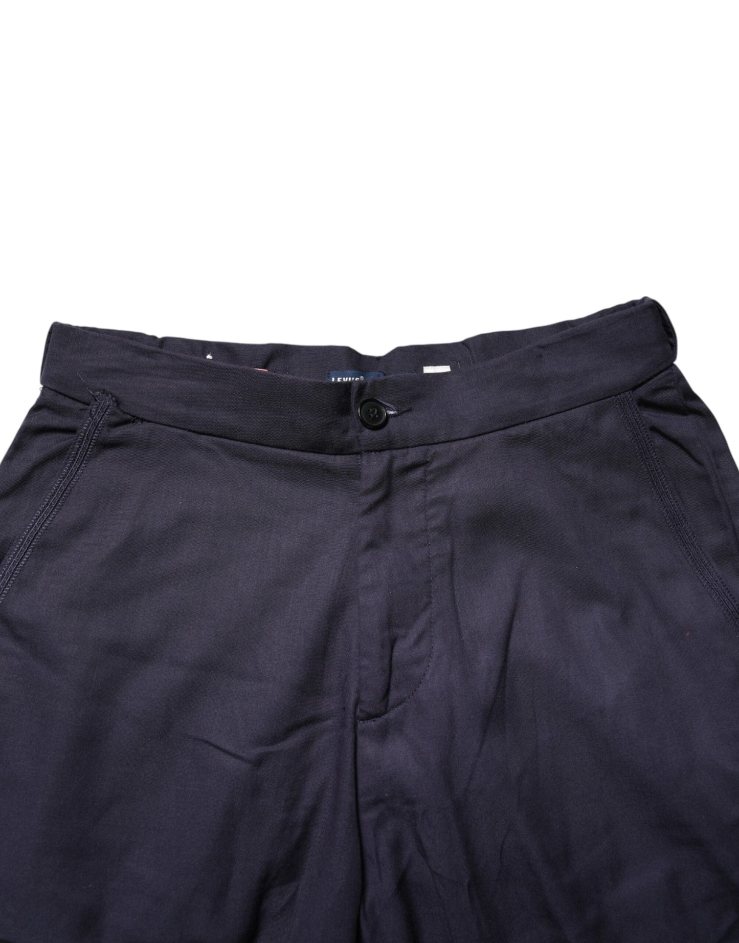 Levi's Navy Blue Straight High Waist Chino Casual Trouser Pants Levi's