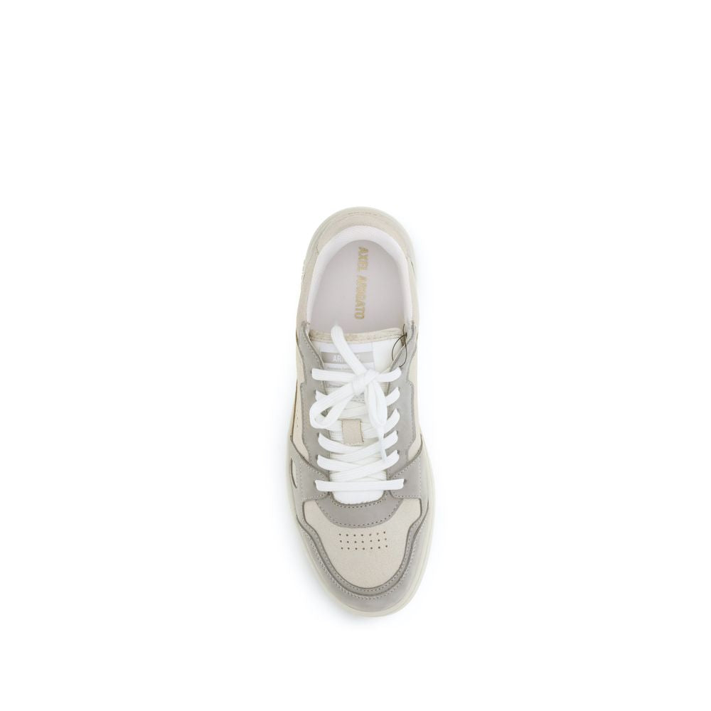 Axel Arigato Gray Calf Leather Bos Taurus Athletic Sneakers Axel Arigato