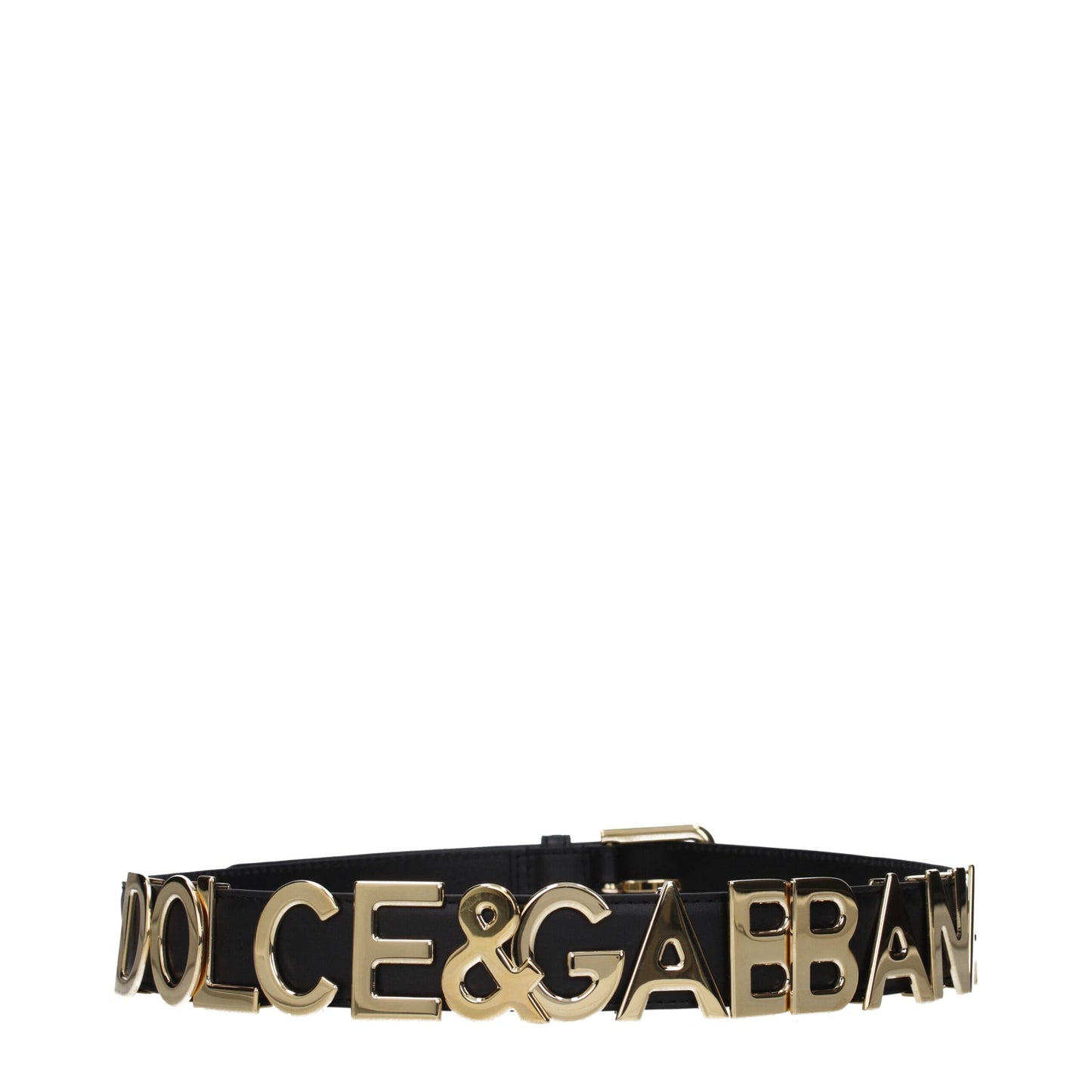 Dolce & Gabbana Black Leather Regular Belt Dolce & Gabbana