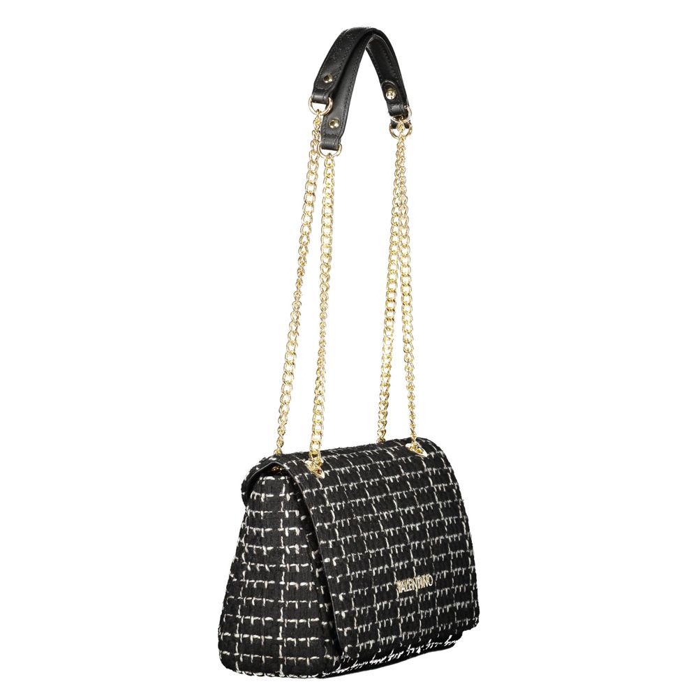 Mario Valentino Nero Polyurethane Women Shoulder Bag Mario Valentino