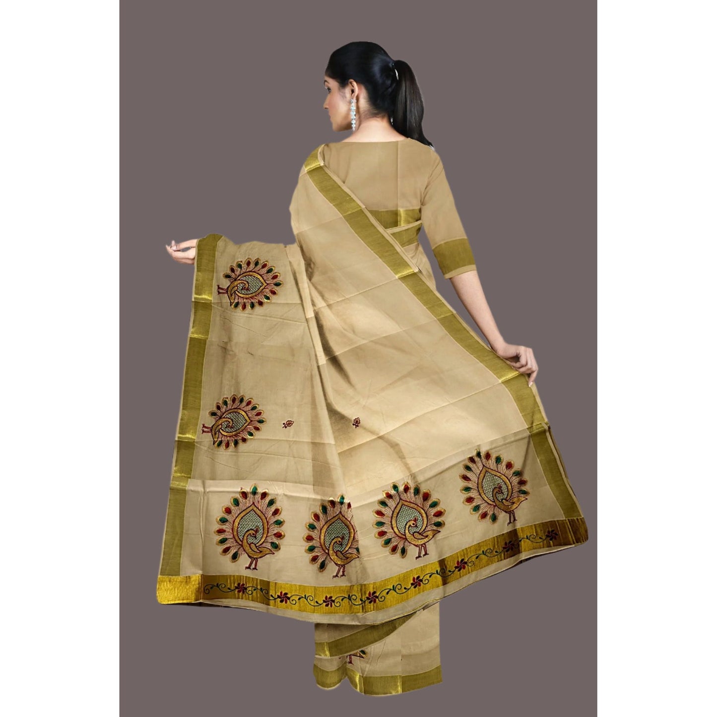 Traditional South Indian Saree - Eljoys Fashion