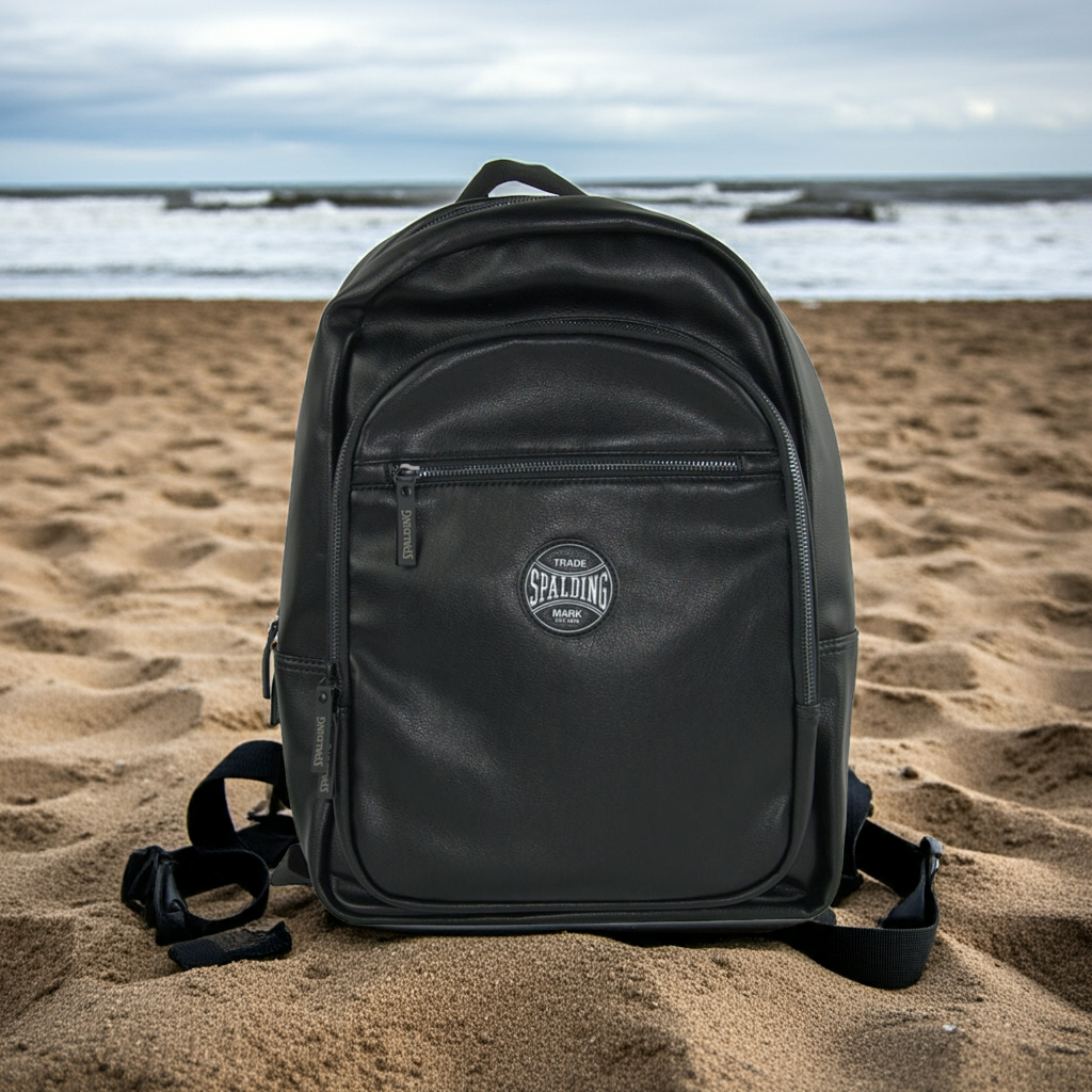 A.G. Spalding & Bros Black Polyethylene Men Backpack A.G. Spalding & Bros