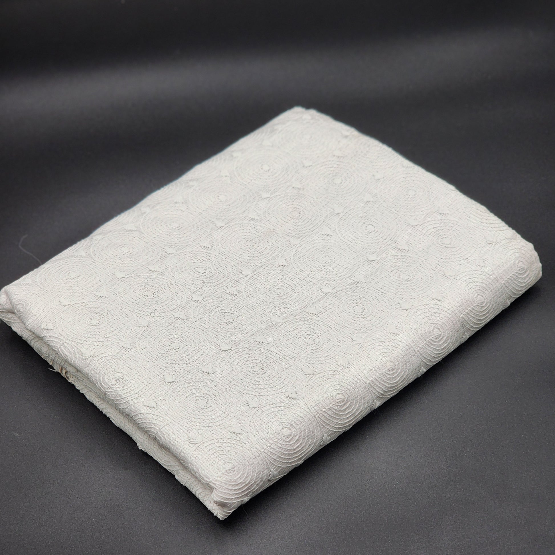 Cotton Saree Full body embroidery work with cutwork border 1105 Eljoys Fashion