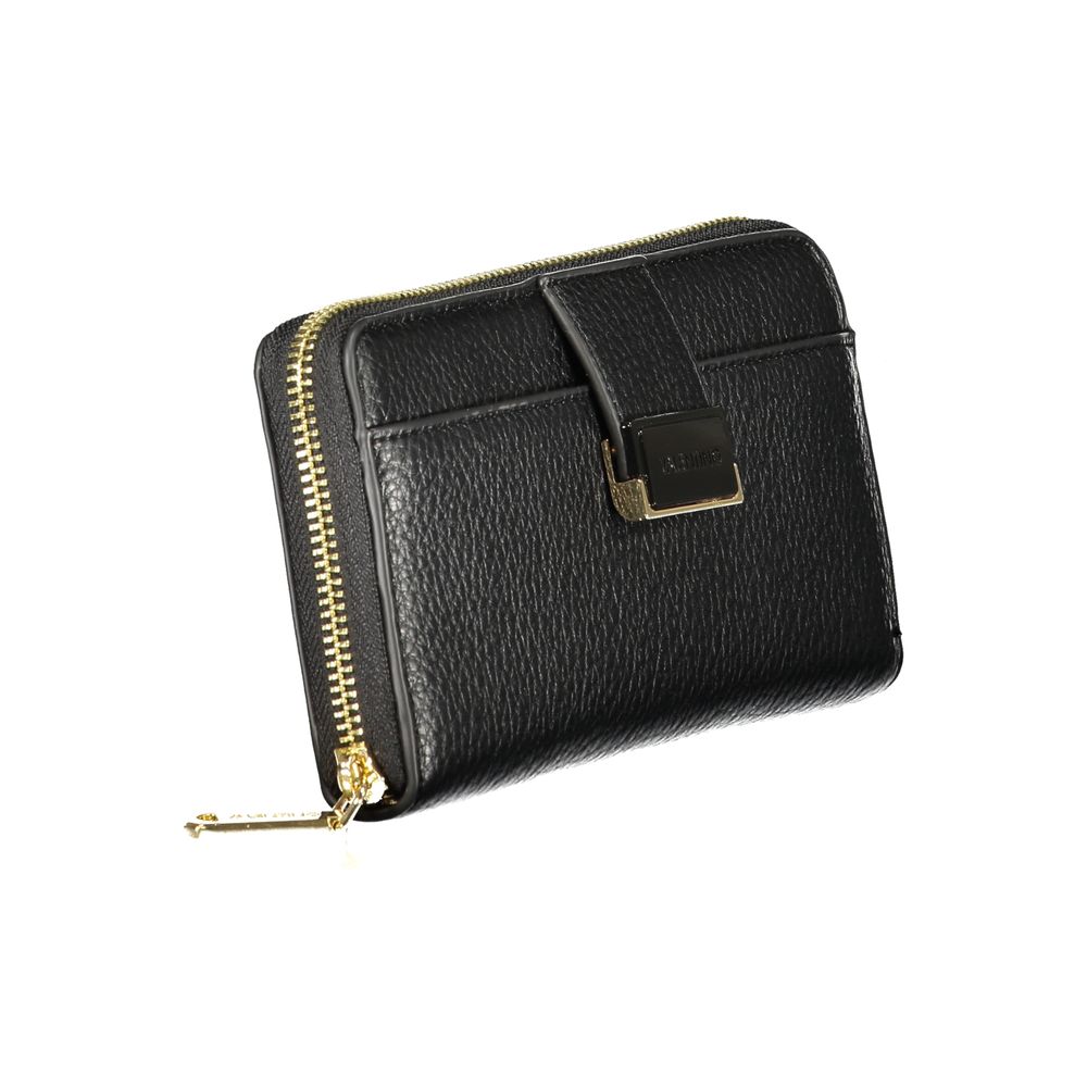 Mario Valentino Black Polyurethane Women Wallet Mario Valentino