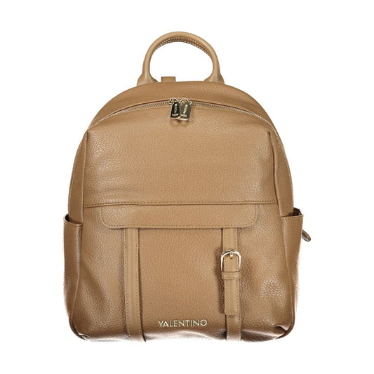 Mario Valentino Brown Polyethylene Backpack