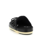 Moon Boot Black Nylon Mules