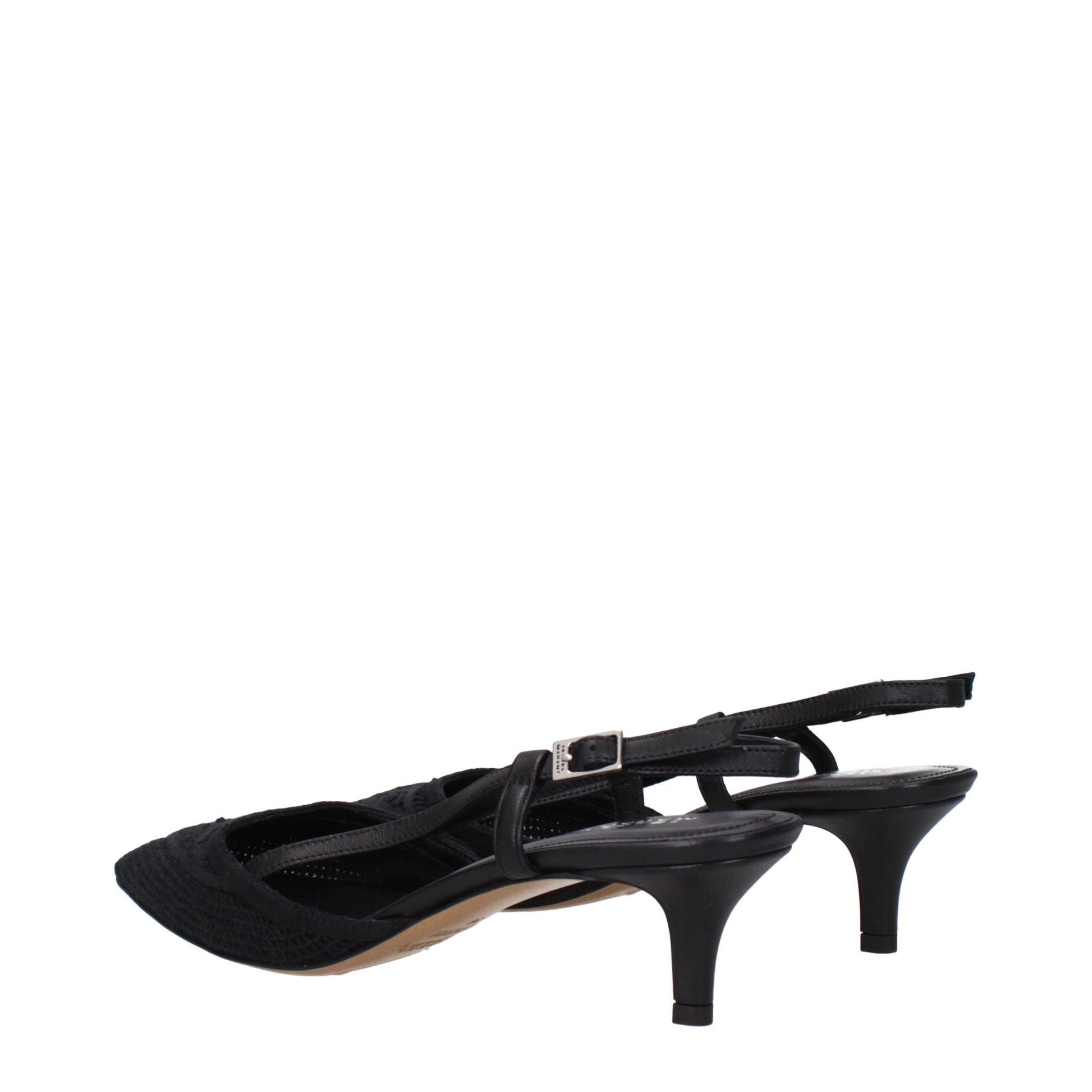 Isabel Marant Black Fabric Mid Heel Pumps