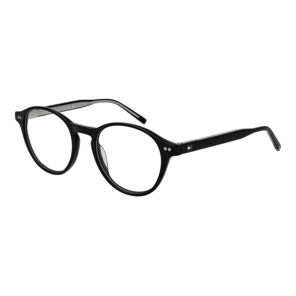 Tommy Hilfiger Black Acetate Glasses Frames Tommy Hilfiger