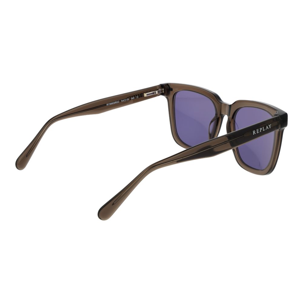 Replay Brown Plastic Sunglasses - Eljoys Fashion 