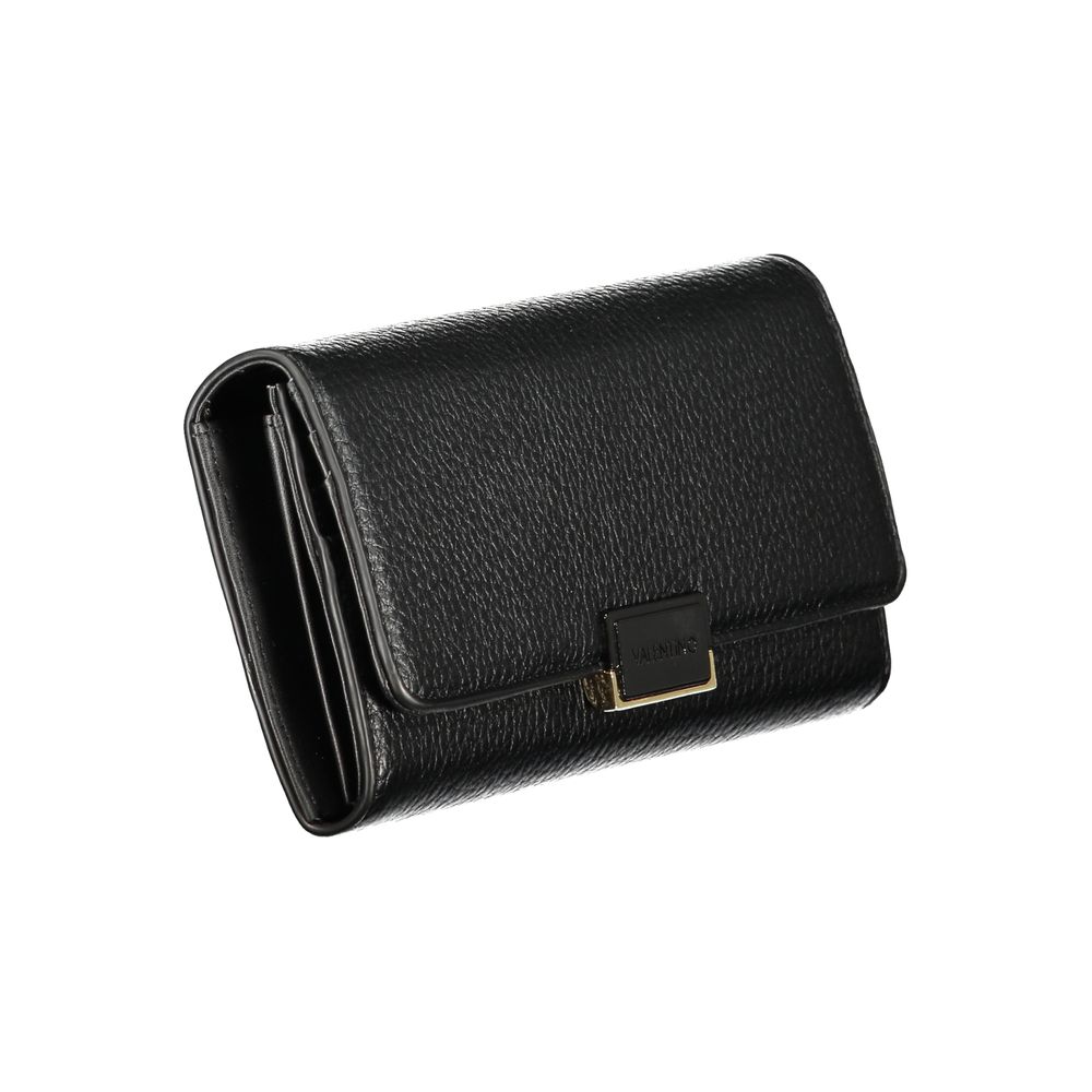 Mario Valentino Black Polyurethane Women Wallet Mario Valentino
