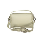 Mario Valentino Donna bag in white polyurethane with sleek design, versatile style, and modern accents.
