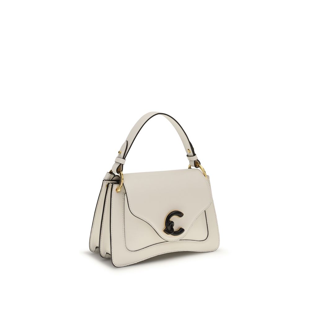 Coccinelle Beige Calf Leather Bos Taurus Shoulder Bag Coccinelle