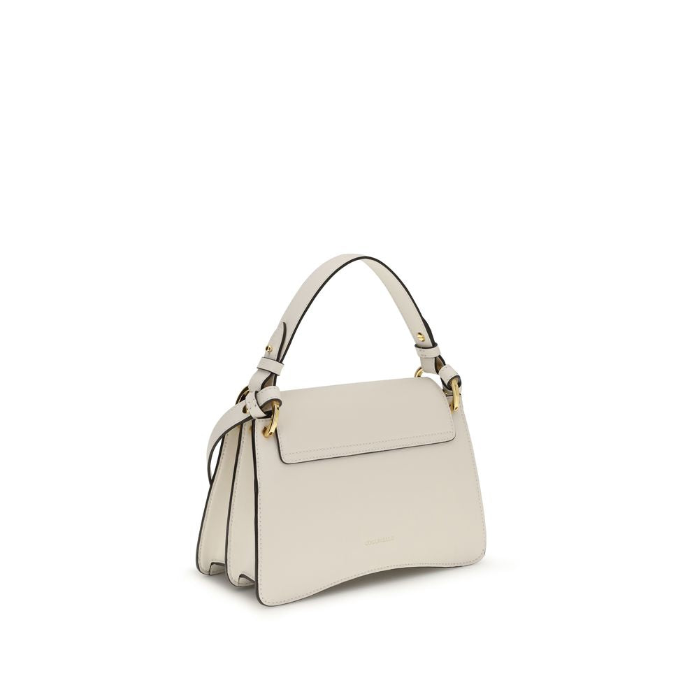 Coccinelle Beige Calf Leather Bos Taurus Shoulder Bag Coccinelle