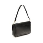 Coccinelle Black Calf Leather Bos Taurus Shoulder Bag - Eljoys Fashion 