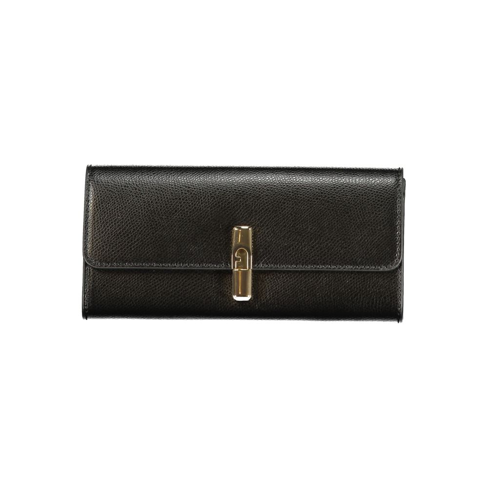 Furla Nero Leather Woman Wallet - Eljoys Fashion 