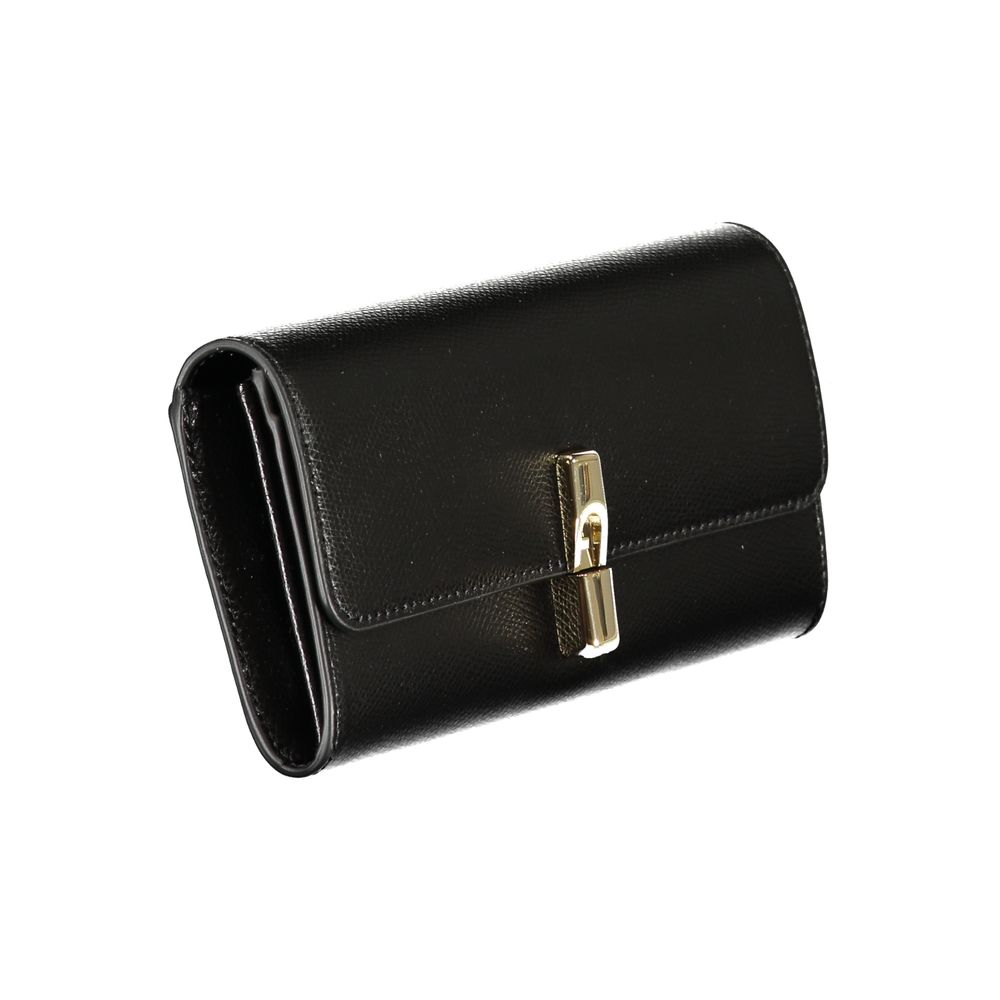 Furla Nero Leather Woman Wallet - Eljoys Fashion 