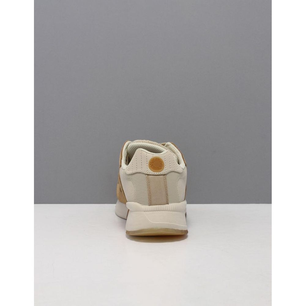 Scotch & Soda Beige Nylon Low Top Sneakers